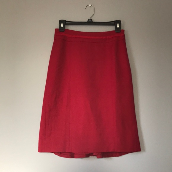 White House Black Market Dresses & Skirts - White House Black Market A-line Red Skirt size 2